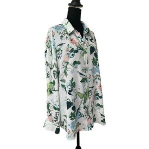 Banana Republic Floral Blouse, XL